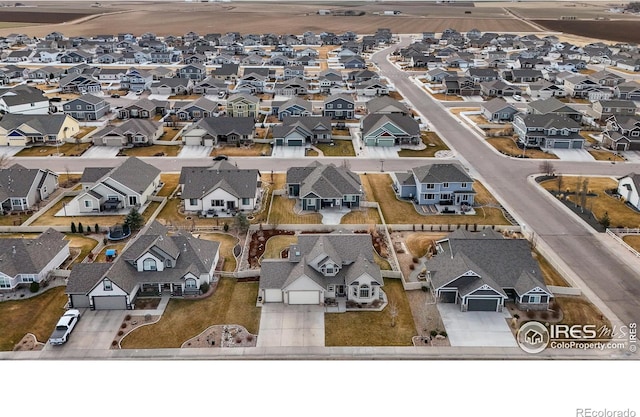 1386 Plains Ct, Eaton, CO 80615 - birds eye view of property featuring a residential view
