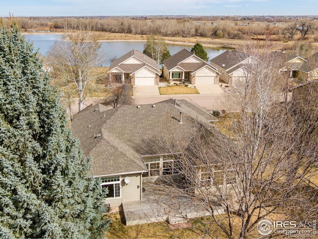 2073 River W Dr, Windsor, CO 80550 - aerial view featuring a water view