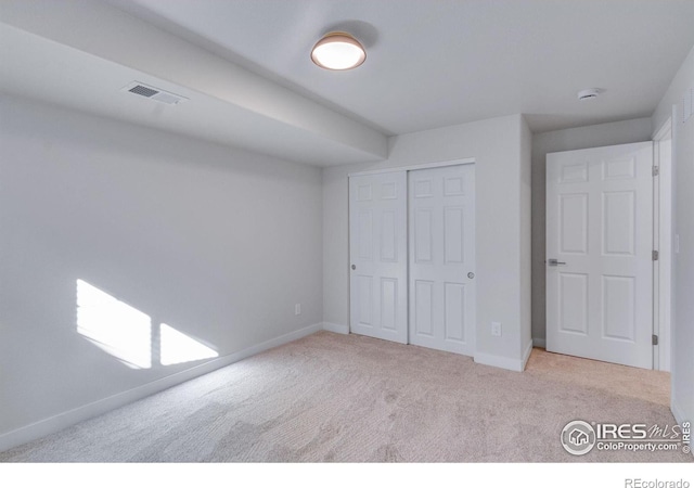 229 3rd St, Fort Collins, CO 80524 - unfurnished bedroom with carpet floors, a closet, and baseboards
