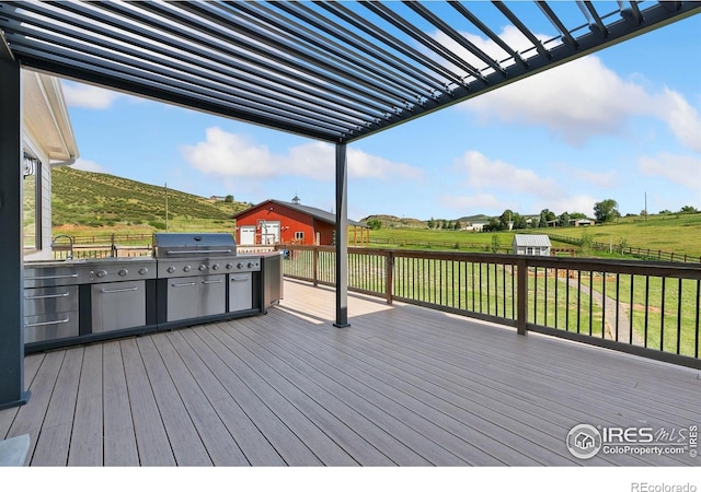 4528 Del Colina Way, Laporte, CO 80535 - view of wooden terrace
