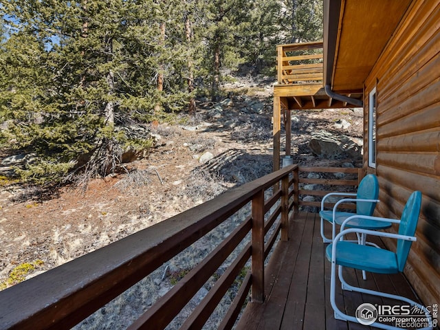 726 Alpine Dr, Estes Park, CO 80517 - view of deck