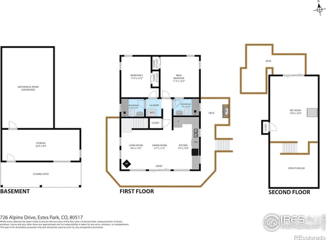 726 Alpine Dr, Estes Park, CO 80517 - view of room layout