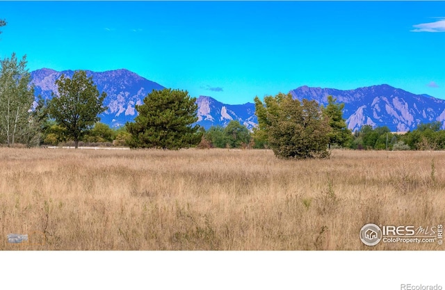 view of mountain feature