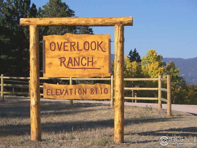 3501 Devils Gulch Rd, Estes Park, CO 80517 - exterior view of a mountainous background