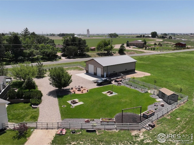 33409 Faith Ln, Eaton, CO 80615 - aerial view of sparsely populated area with a pastoral area