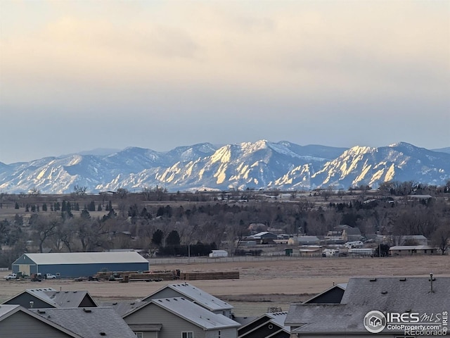 view of mountain backdrop