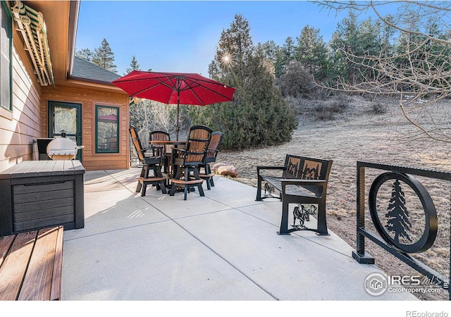 9512 County Road 43, Glen Haven, CO 80532 - view of patio / terrace featuring area for grilling and outdoor dining area