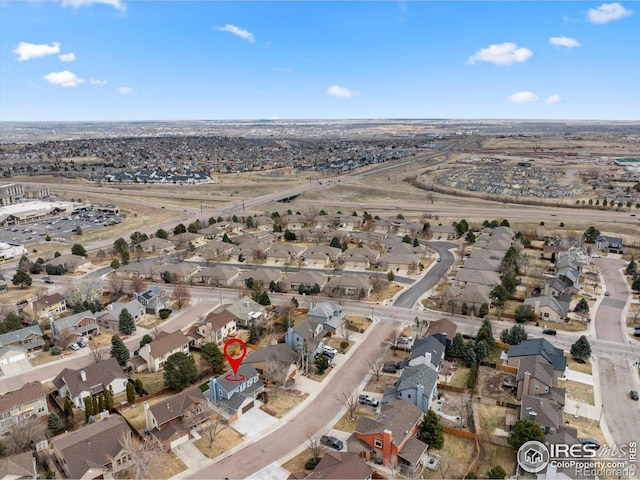 660 Fernglen Ct, Colorado Springs, CO 80906 - bird's eye view featuring a residential view