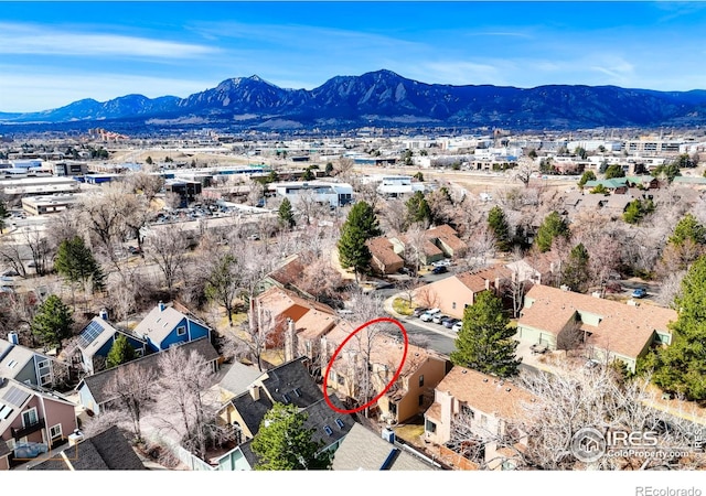 3076 Fulton Cir, Boulder, CO 80301 - aerial view of mountains