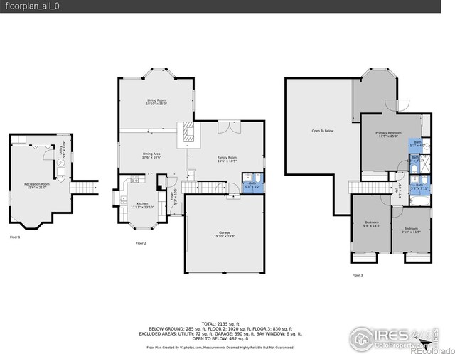 10895 W Half Moon Pass, Littleton, CO 80127 - home floor plan