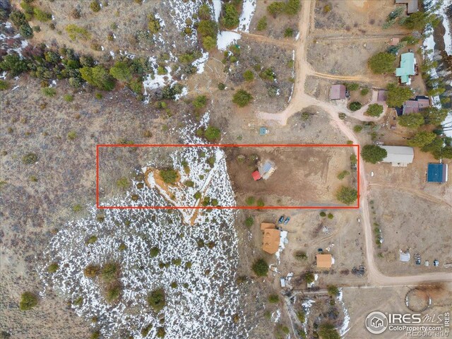 59 W Rustic Rd, Bellvue, CO 80512 - bird's eye view