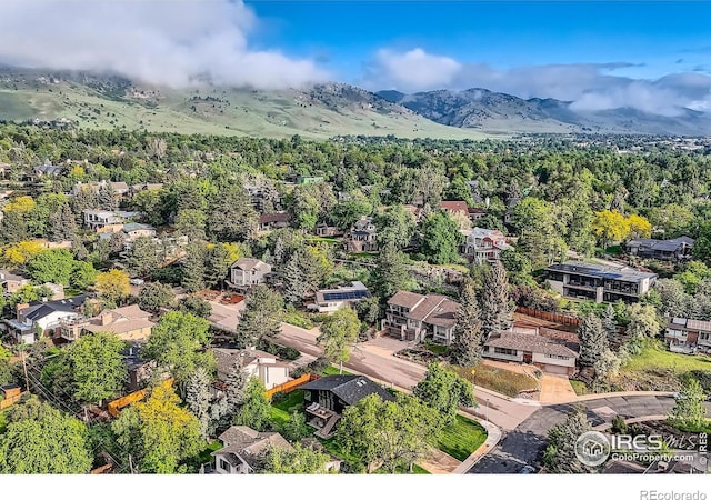 1580 Moss Rock Pl, Boulder, CO 80304 - bird's eye view of a mountainous background