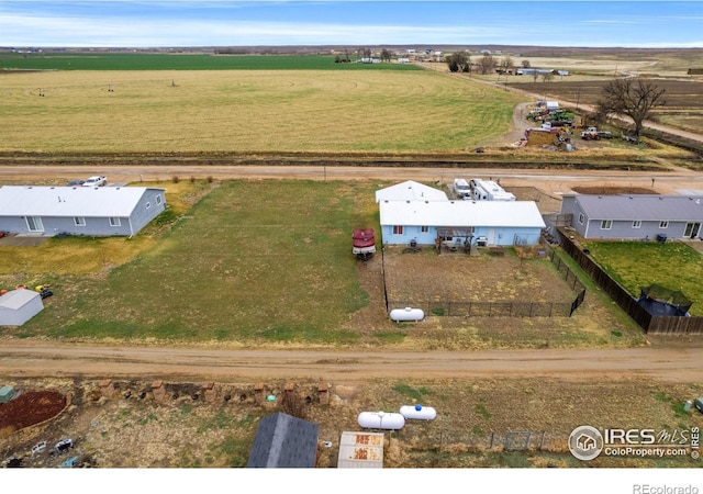 562 E St, Hillrose, CO 80733 - aerial view with a rural view