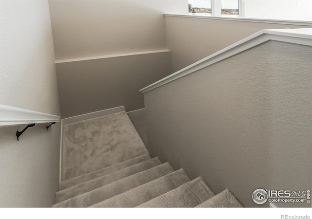 view of stairs