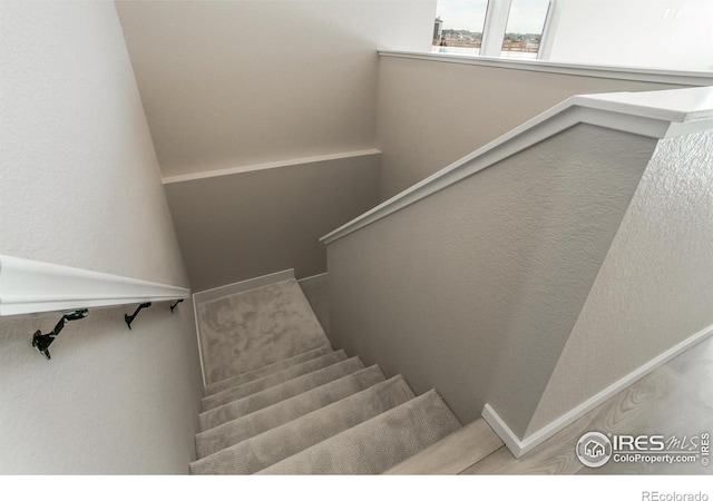 view of stairs