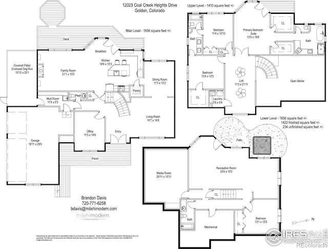 12023 Coal Creek Heights Dr, Golden, CO 80403 - plan