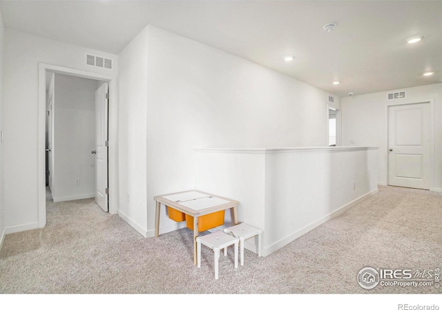254 Ptarmigan Ln, Johnstown, CO 80534 - hallway with carpet flooring and recessed lighting