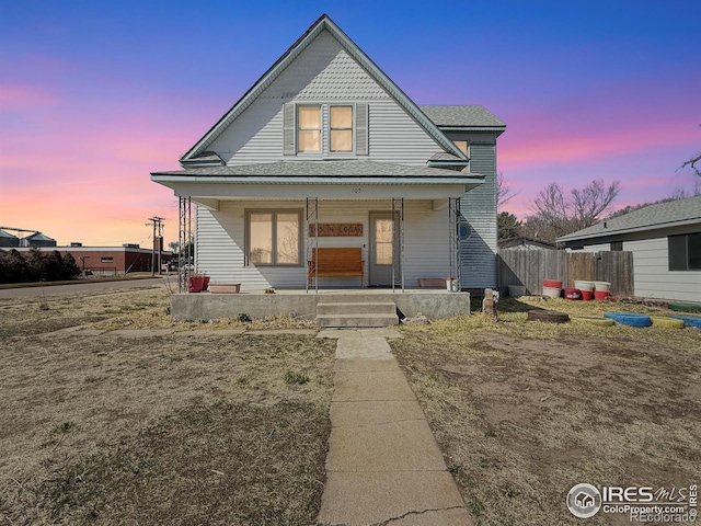105 N Logan Ave, Haxtun, CO 80731 - view of front of house featuring a porch