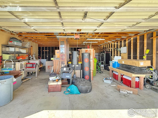 105 N Logan Ave, Haxtun, CO 80731 - garage with gas water heater