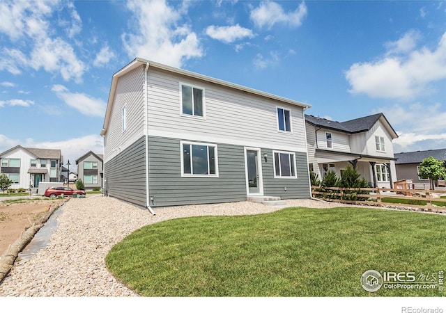 5144 Beckworth St, Timnath, CO 80547 - view of front of property with a front lawn