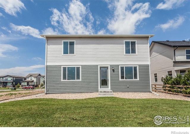5144 Beckworth St, Timnath, CO 80547 - rear view of property with entry steps