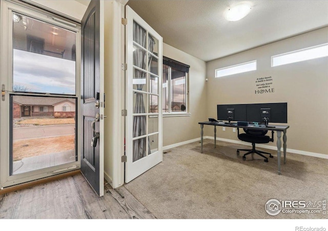 403 S Maple Ave, Eaton, CO 80615 - office featuring baseboards and carpet flooring
