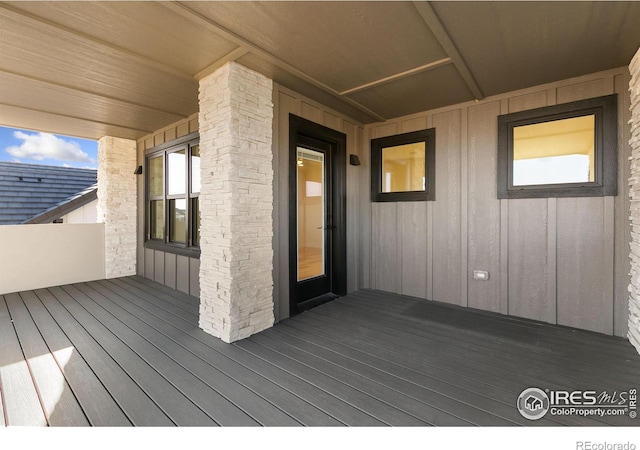 3364 Danzante Bay Ct, Berthoud, CO 80513 - view of wooden deck