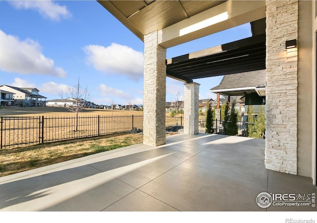 3364 Danzante Bay Ct, Berthoud, CO 80513 - view of patio / terrace featuring a fenced backyard