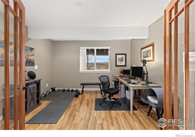 1046 Greens Pl, Erie, CO 80516 - office space featuring wood finished floors
