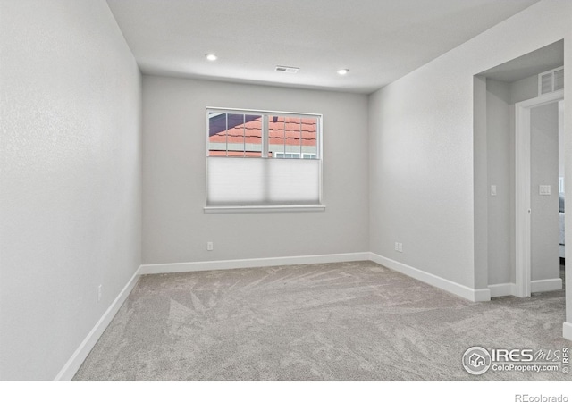 1863 Pioneer Cir, Lafayette, CO 80026 - spare room with carpet flooring, baseboards, and recessed lighting