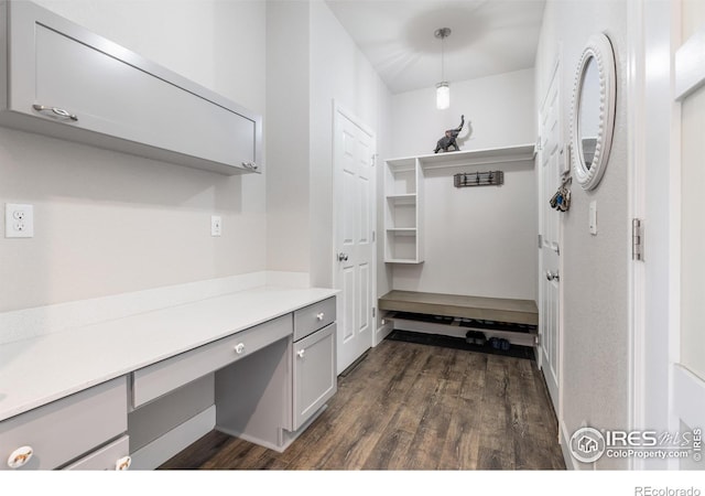 1863 Pioneer Cir, Lafayette, CO 80026 - mudroom with dark wood finished floors