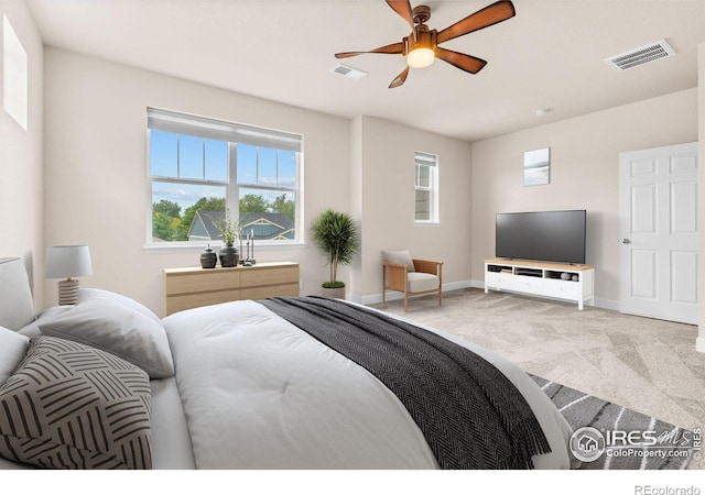 1863 Pioneer Cir, Lafayette, CO 80026 - bedroom featuring carpet flooring and ceiling fan