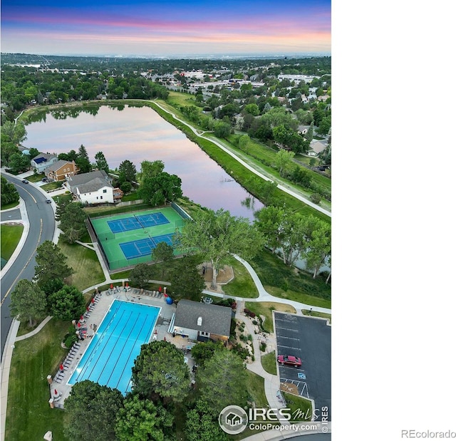 8940 W 80th Dr, Arvada, CO 80005 - drone / aerial view of a nearby body of water