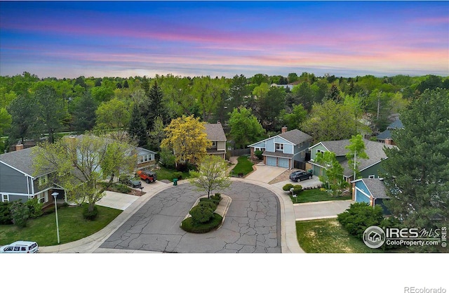 8940 W 80th Dr, Arvada, CO 80005 - aerial view at dusk of a residential view