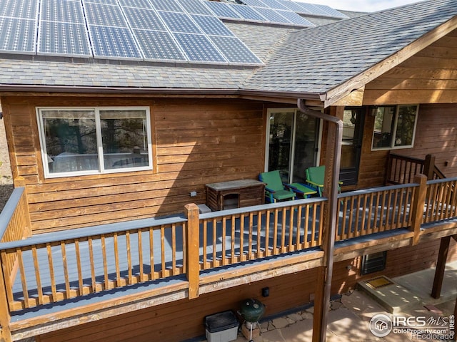 317 W 5th St, Nederland, CO 80466 - view of wooden terrace