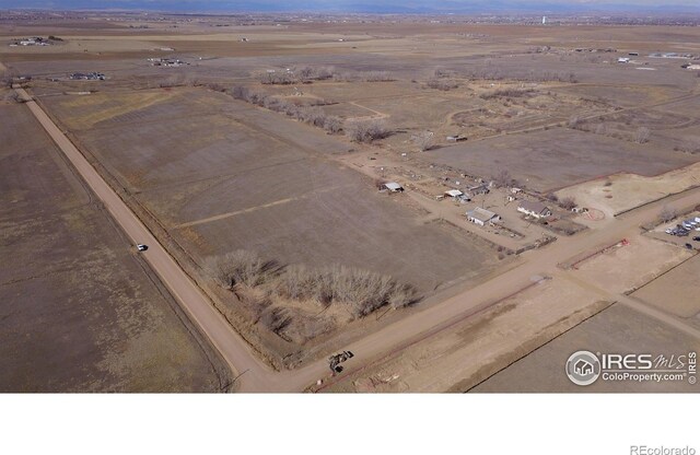 3113 County Road 17, Brighton, CO 80603 - bird's eye view with a desert view and a rural view