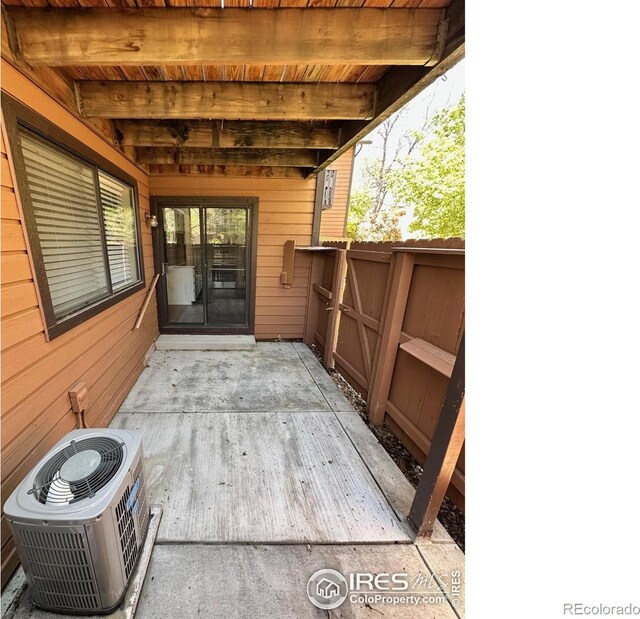 9501 W 89th Cir, Broomfield, CO 80021 - view of patio with cooling unit and fence