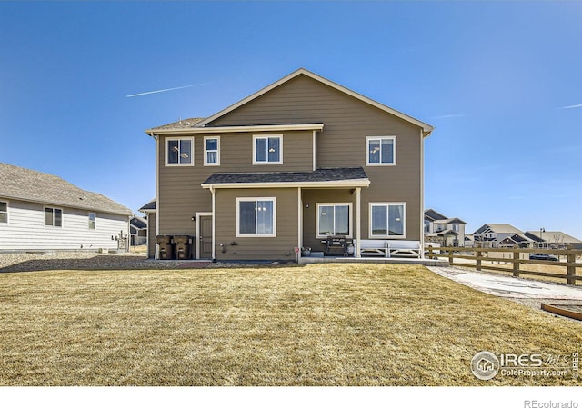 5460 Homeward Dr, Timnath, CO 80547 - back of property with a patio area