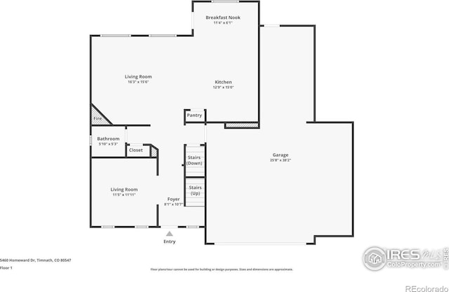 5460 Homeward Dr, Timnath, CO 80547 - home floor plan