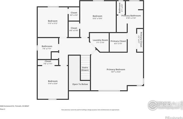 5460 Homeward Dr, Timnath, CO 80547 - room layout