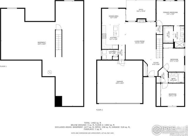 3362 Buffalo Grass Ln, Wellington, CO 80549 - home floor plan