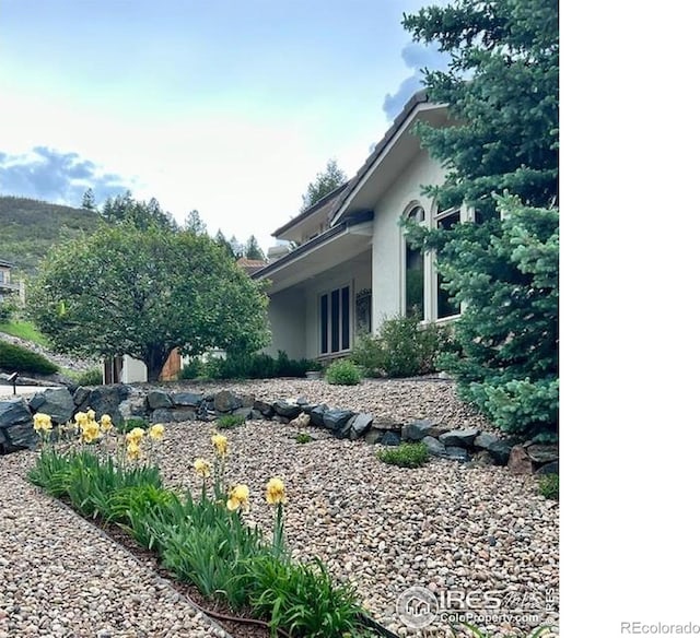 view of property exterior featuring stucco siding