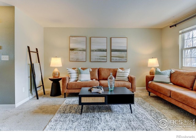 1865 Terry St Unit 3, Longmont, CO 80501 - living room with baseboards and carpet flooring