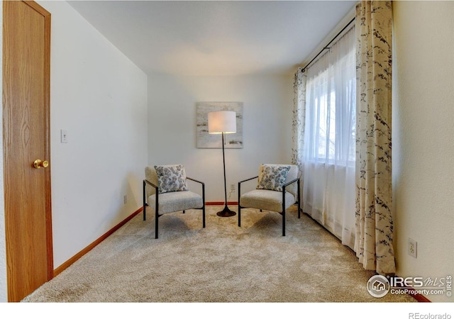 1865 Terry St Unit 3, Longmont, CO 80501 - sitting room with baseboards and carpet