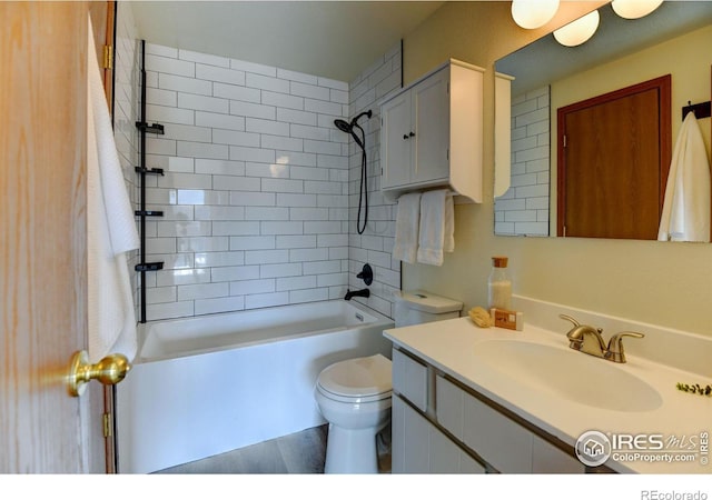 1865 Terry St Unit 3, Longmont, CO 80501 - full bath featuring toilet, vanity, and shower / bathing tub combination