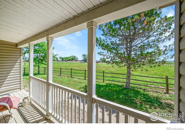 24505 County Road 53, Kersey, CO 80644 - wooden deck featuring a rural view