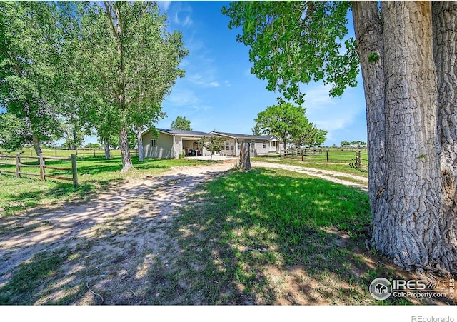 24505 County Road 53, Kersey, CO 80644 - ranch-style house featuring a view of rural / pastoral area
