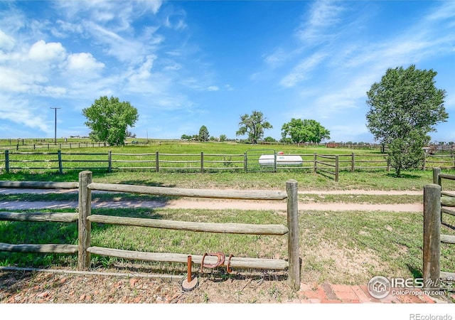 24505 County Road 53, Kersey, CO 80644 - view of yard with a rural view
