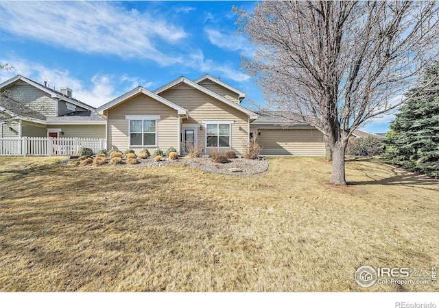 4751 Pleasant Oak Dr Unit C65, Fort Collins, CO 80525 - craftsman house with fence and a front lawn
