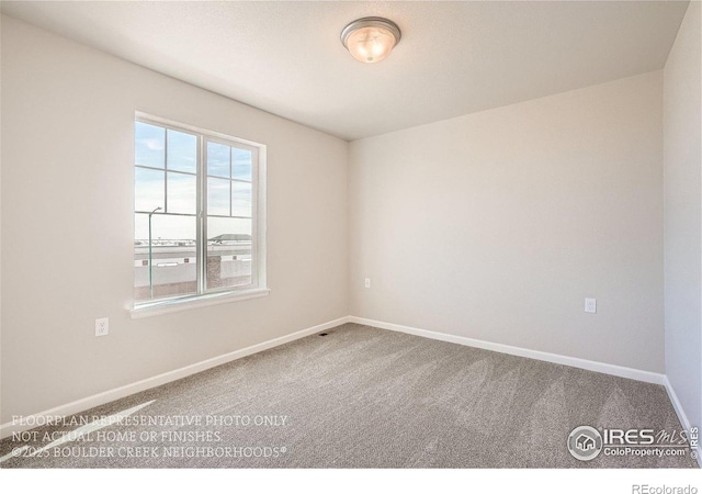 2387 Bristol St, Superior, CO 80027 - carpeted empty room with baseboards